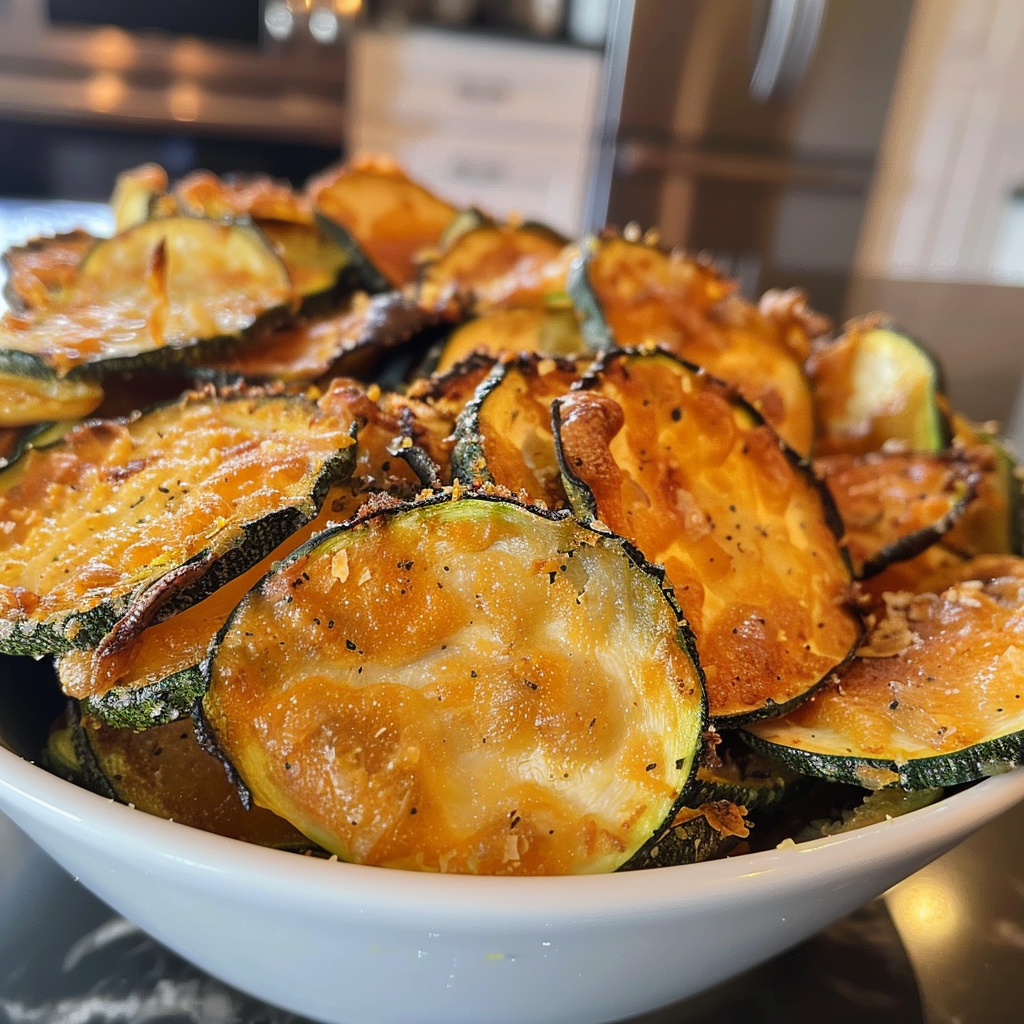 Air Fryer Zucchini Chips