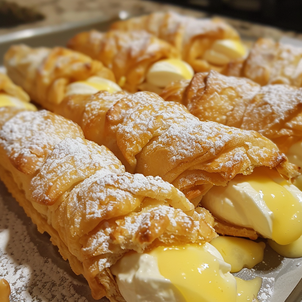 Lemon Meringue Pie Cannolis