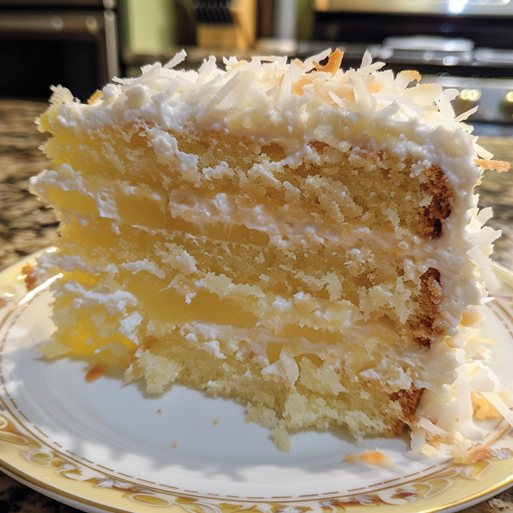 Pineapple Coconut Dream Cake